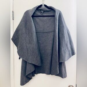 Torrid Charcoal Draped Cardigan